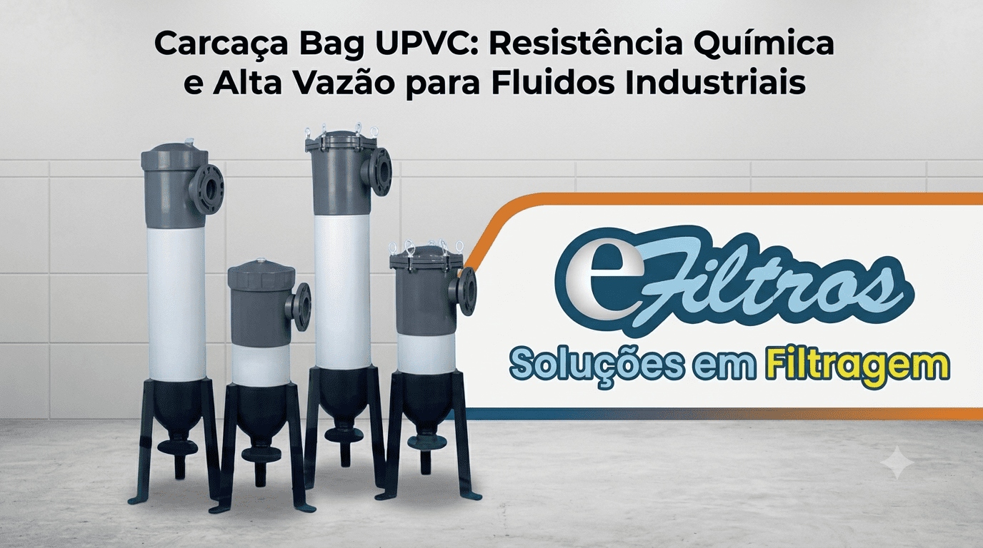 Carcaças Filtrantes para Bolsa em UPVC: Alta Resistência Química e Excelente Custo-Benefício para Fluidos Agressivos