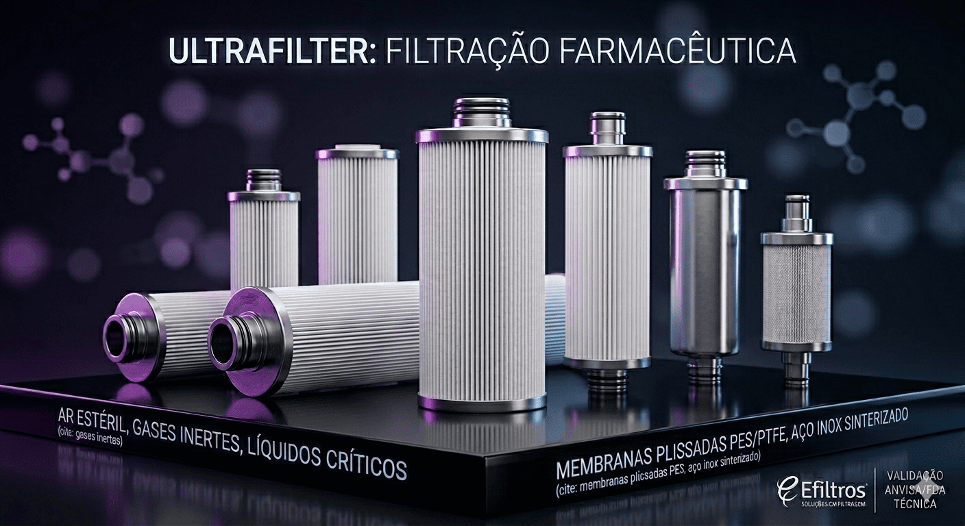 Filtração Estéril e de Alta Pureza na Indústria Farmacêutica: Engenharia de Processos com a Linha Ultrafilter